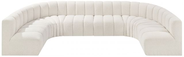 Meridian Furniture Arc 8-Piece Cream Modular Sectional-1