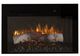 International Furniture Direct Novus Lodge Brown Fireplace TV Stand-4