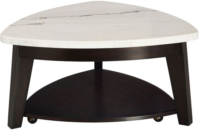 Steve Silver Co. Francis Marble Top Cocktail Table with Casters-1