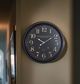YHD Black Circular Wall Clock-1