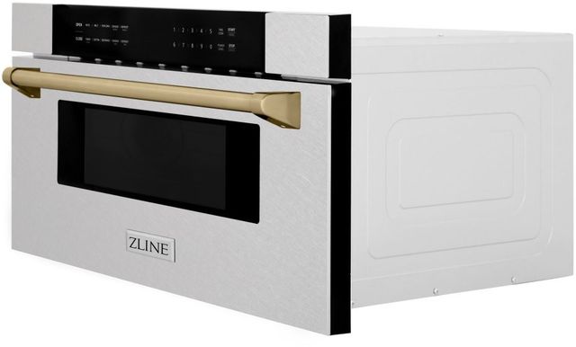 ZLINE Autograph Edition 1.2 Cu. Ft. Stainless Steel Microwave Drawer -2