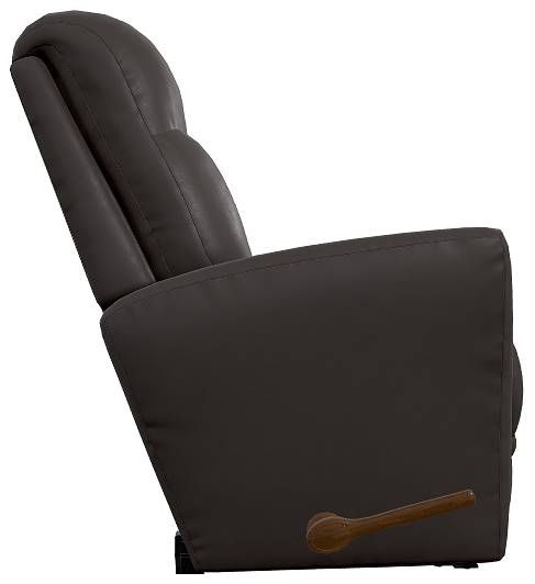 La-Z-Boy® Rosewood Chocolate Leather Manual Wall Recliner-2