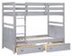 Homelegance® Sloane Gray Twin/Twin Bunk Bed-5