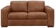 Leather Italia™ Savino Inglewood Vintage Brown Cigar Loveseat-0