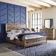 Liberty Furniture Ridgecrest 3-Piece Cobblestone Queen Storage Bedroom Set-1