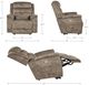 La-Z-Boy® Redwood Charcoal Power Wall Recliner with Headrest and Lumbar-4