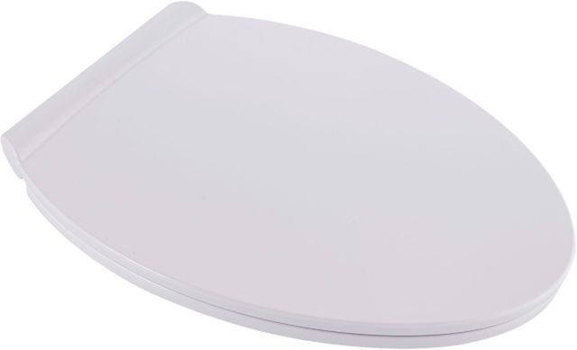 American Standard Bone Elongated Toilet Seat and Cover-1