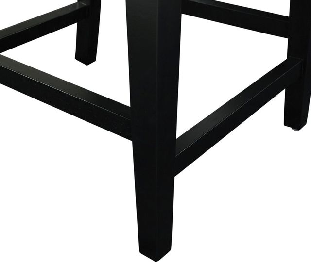 Linon Brook Black/Dove Gray Counter Stool-4