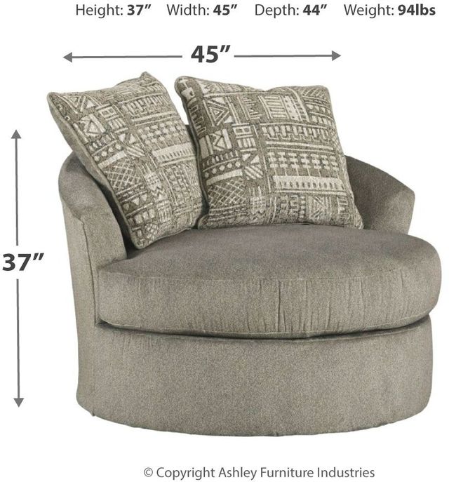 Signature Design by Ashley® Soletren Ash Swivel Accent Chair-1