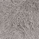 Olliix by CosmoLiving Cleo Grey Ombre Print Shaggy Fur Pillow-1