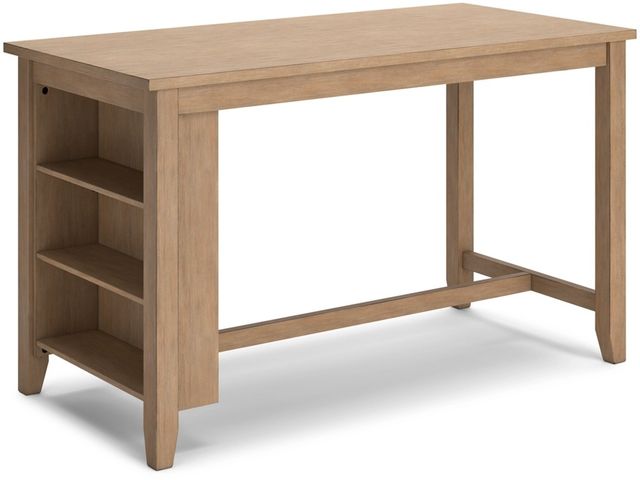 Signature Design by Ashley® Sanbriar Light Brown Counter Height Dining Table-0