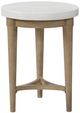 Bernards Citrus Heights Cement Top Chairside Table with Sand Base-2