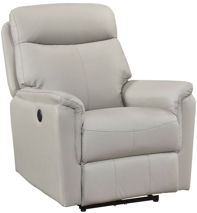 Mazin Furniture Leif Light Gray Power Reclining Chair-0
