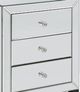 Decor-Rest® Furniture LTD Verona Chrome Side Cabinet-1