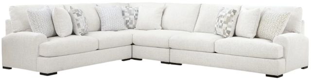 Signature Design by Ashley® Misty-Lakes 4-Piece Chalk L-Shape Sectional-0