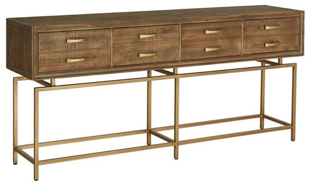 Moe's Home Collection Aristocrat Golden Brown Console Table-0