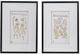 A & B Home 2-Piece Black/White Wall Art Set-1