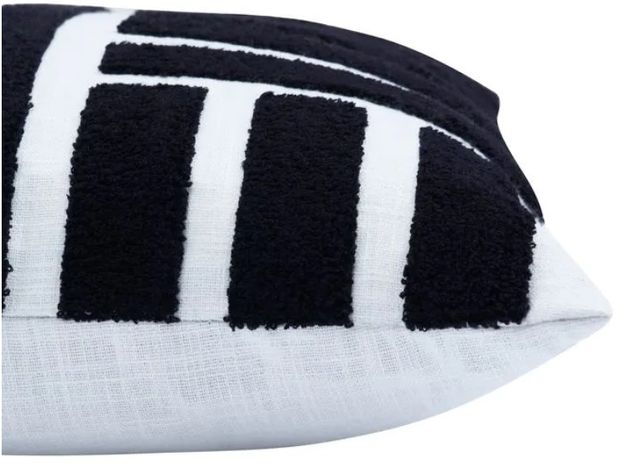 Renwil® Stella Black/White 20''x20'' Decorative Pillow-2