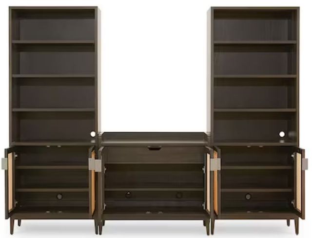 Bassett® Furniture Emory Toasted Oak 143" Wall Storage-3