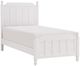 Mazin Furniture Wellsummer White Twin Youth Bed-1