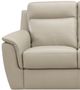 Leather Italia™ Savino Maddox Taupe Khaki Loveseat-1