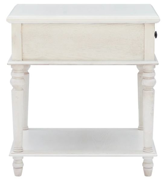 Powell® Pike White Side Table-4