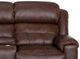 Franklin™ Corwin Dakota Brown Leather Dual Seat Power Reclining Loveseat-2