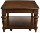 Flexsteel® Bellevue Whiskey Brown Rectangular Coffee Table with Casters-4