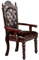 Furniture of America® Canyonville 2-Piece Brown Cherry/Dark Brown Dining Arm Chair Set-2