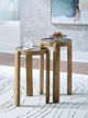 Signature Design by Ashley® Jossor 2-Piece Light Brown Accent Table Set-3