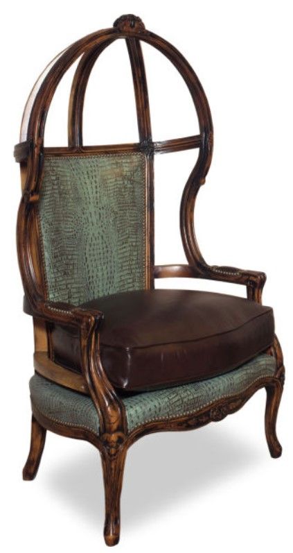 Parker Southern Santa Teresa Brooklyn/Niles Croc Turquoise Stargo Molasses Chair-0