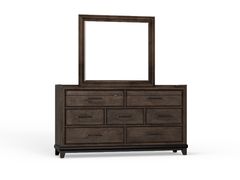 Oakwood Dresser and Mirror