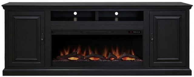 Legends Home Kensington Black 86" Fireplace Console-1