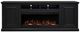 Legends Home Kensington Black 86" Fireplace Console-1