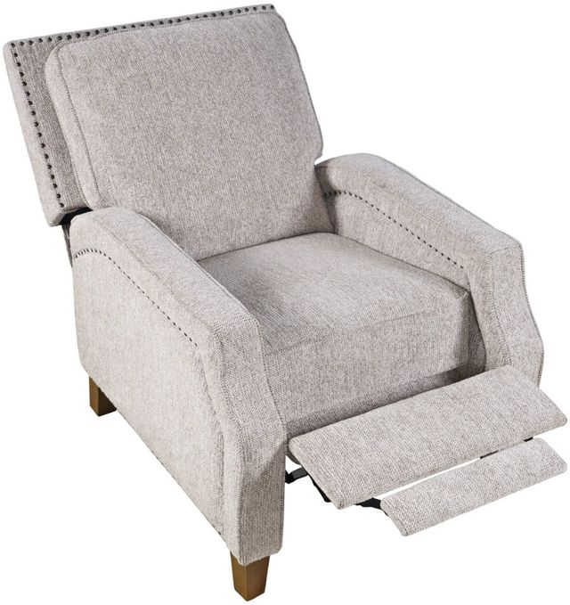 Jofran Inc. York Gray Manual Push Back Recliner-1