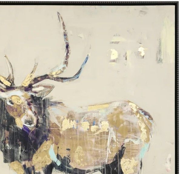 Stylecraft Winter Elk Wall Art-1