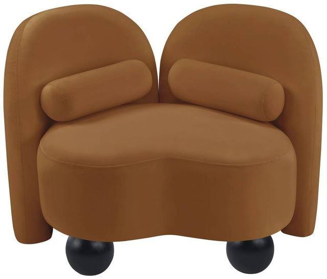 Meridian Furniture Daphne Saddle Velvet Accent Chair-1