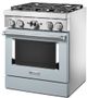 KitchenAid® 30" Misty Blue Pro Style Dual Fuel Range-3