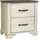 Monarch Specialties Inc. Bleached Oak/Rustic Oak Nightstand-0