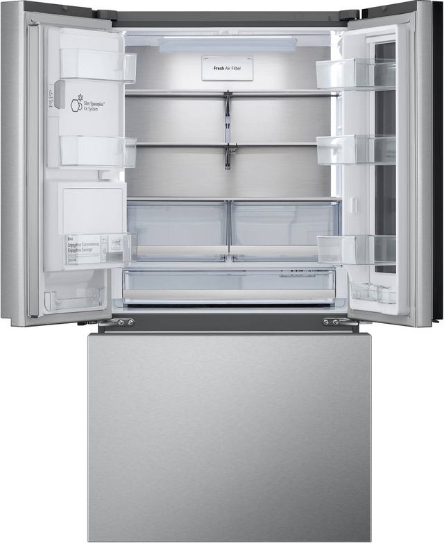 LG 36" 25.5 Cu. Ft. PrintProof™ Stainless Steel Counter Depth French Door Refrigerator with CraftIce™-1