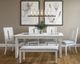 Jofran Inc. Urban Icon White Extension Dining Table-1