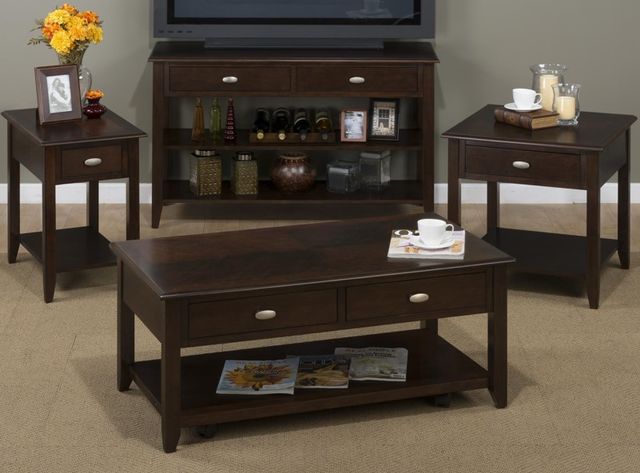 Jofran Inc. Classics Occasional Merlot Coffee Table-1