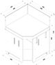 ENO® MODULO Cargo Gray Corner Cabinet-4