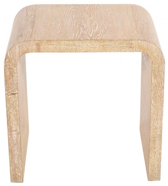 Meridian Furniture Cresthill Brushed White Oak End Table-2