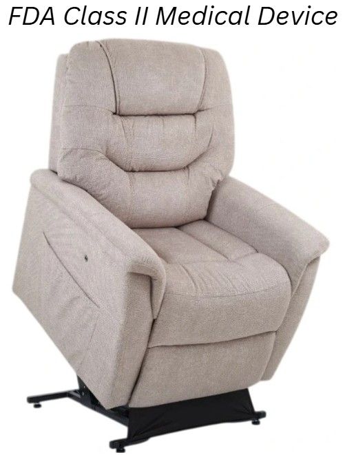 UltraComfort™ Marbella Antler Medium Power Lift Recliner -0
