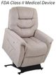 UltraComfort™ Marbella Antler Medium Power Lift Recliner -0