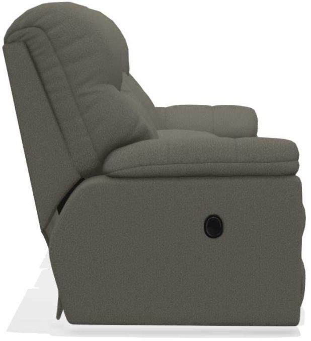 La-Z-Boy® Morrison Silver Reclining Loveseat with Console-2