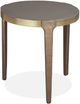 Riverside Furniture Greyson Rubbed Bronze Round End Table-0