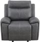 Steve Silver Co. Gaston Gray Manual Glider Recliner-3