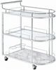 ACME Furniture Inyo Chrome/Clear Serving Cart-0